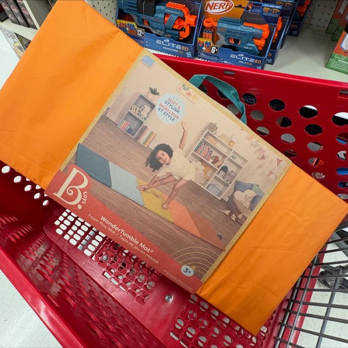 user image by @seepedwithgrace, B. toys Wonder Tumble Mat Folding Gymnastics Playmat