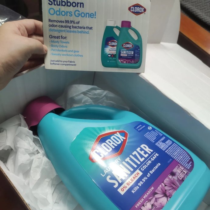 user image by @elenaaquiroz, Clorox Laundry Sanitizer - Fresh Meadow - 80 fl oz