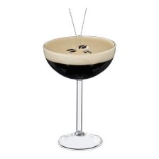 Shop CANVAS Merry Mingle Collection Glass Espresso Martini Drink Christmas Ornament, 3.5-in and more
