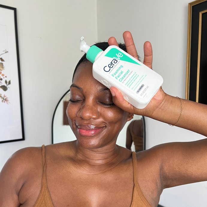 user image by edailyseyi, CeraVe Foaming Face Wash, Facial Cleanser for Normal to Oily Skin