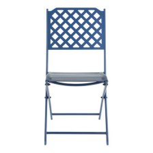 Shop Chaise bistro en treillis For Living Finch, bleu and more