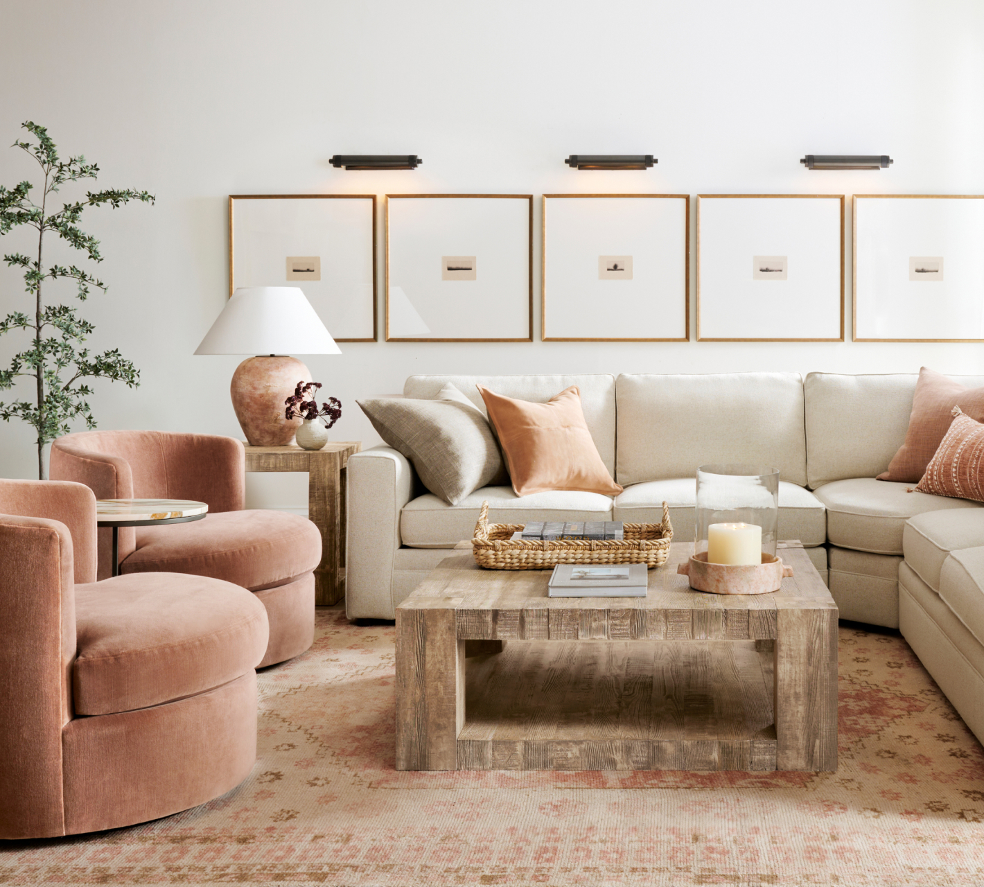 Pottery barn deals living room furniture