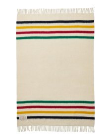Shop Hudson’s Bay Stripes Caribou Throw, Multi-Coloured and more