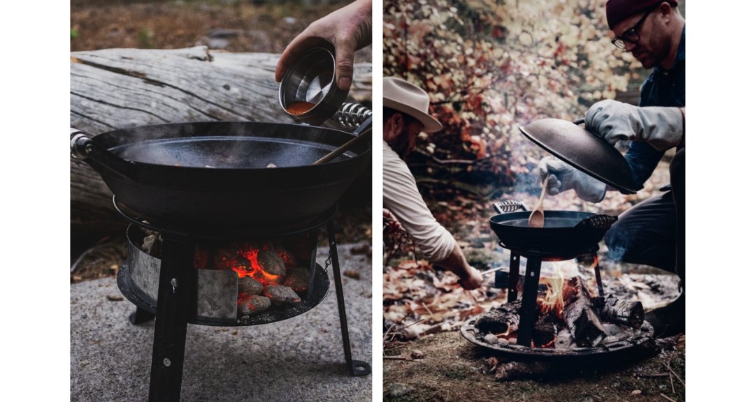 Barebones All-In-One Cast Iron Skillet - Hike & Camp