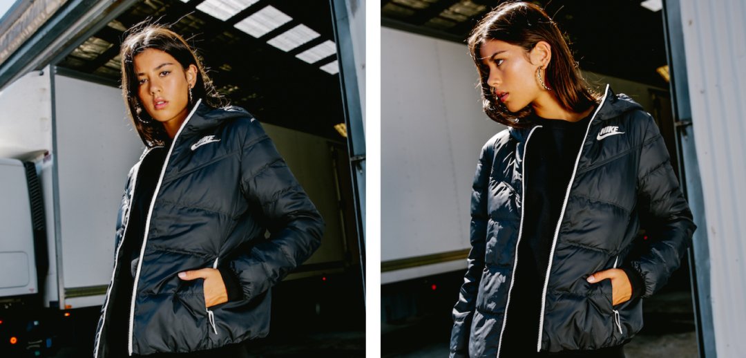 Shop Down Fill Puffer Jacket - Black and more