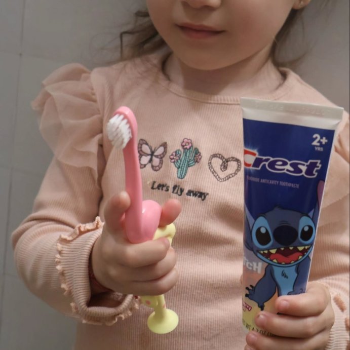 user image by @skincarewithmis, Crest Kids&#39; Disney Stitch Toothpaste - 4.2oz