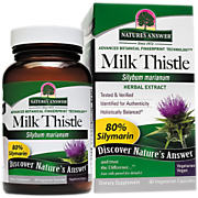 Shop Natures Answer Milk Thistle Herbal Extract - 80% Silymarin (60 Vegetarian Capsules) and more Shop Natures Answer Milk Thistle Herbal Extract - 80% Silymarin (60 Vegetarian Capsules) and more