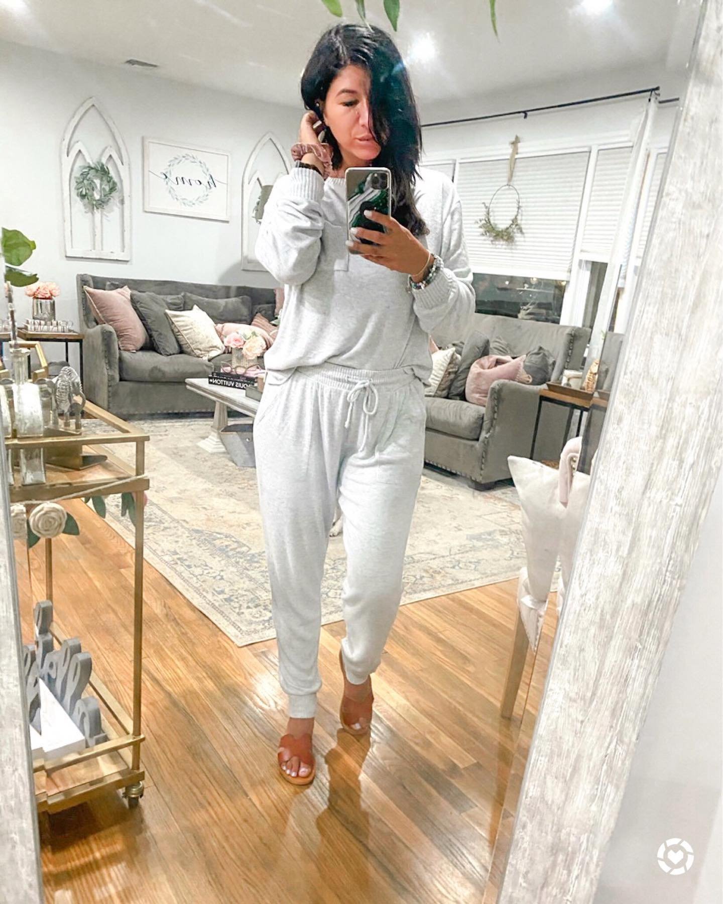 user image by @fashionbyaimee, Women's Beautifully Soft Fleece Jogger Pants - Stars Above™