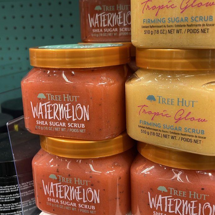user image by @shopwithcarina13, Tree Hut Watermelon Shea Sugar Body Scrub - 18oz