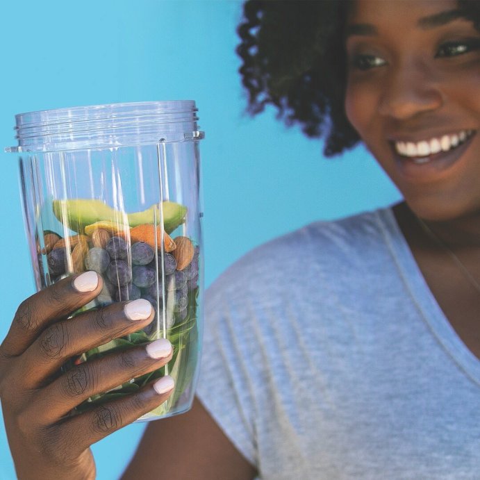 user image by @nutribullet, nutribullet Original Personal Blender 600W Silver: Stainless Steel Blades, Smoothie Maker, Dishwasher-Safe Parts