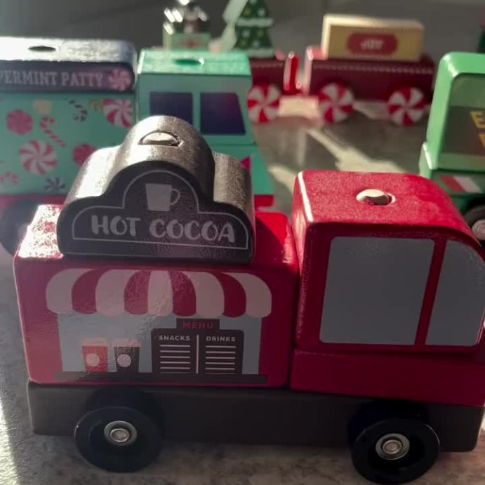 user image by @the_teachermom_life, Wooden Train Joy - Bullseye&#39;s Playground&#8482;