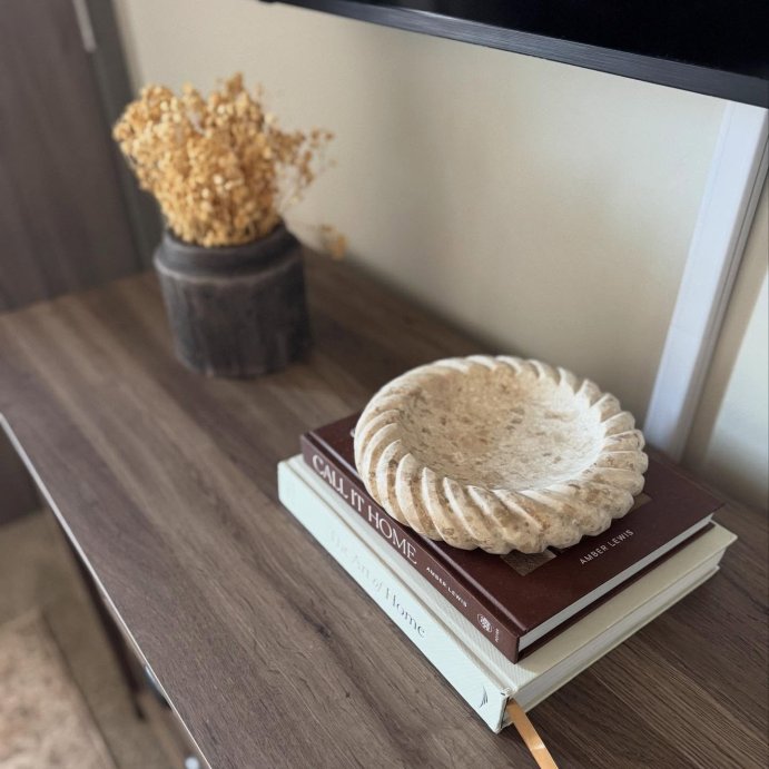 user image by @yourstrulynicole__, Twisted Edge Marble Dish Cream - Threshold&#8482; designed with Studio McGee