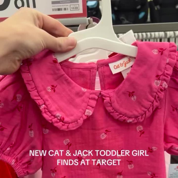 user image by @kylieeegee_, Toddler Girls' Long Sleeve Ruffle Dress - Cat & Jack™ Rose Pink