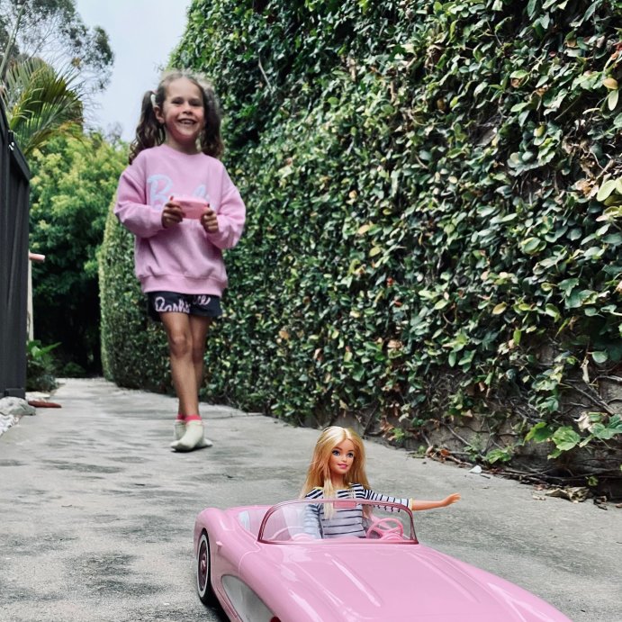 user image by @nikkitakespix, Hot Wheels RC Barbie Corvette Remote Control Car from Barbie: The Movie