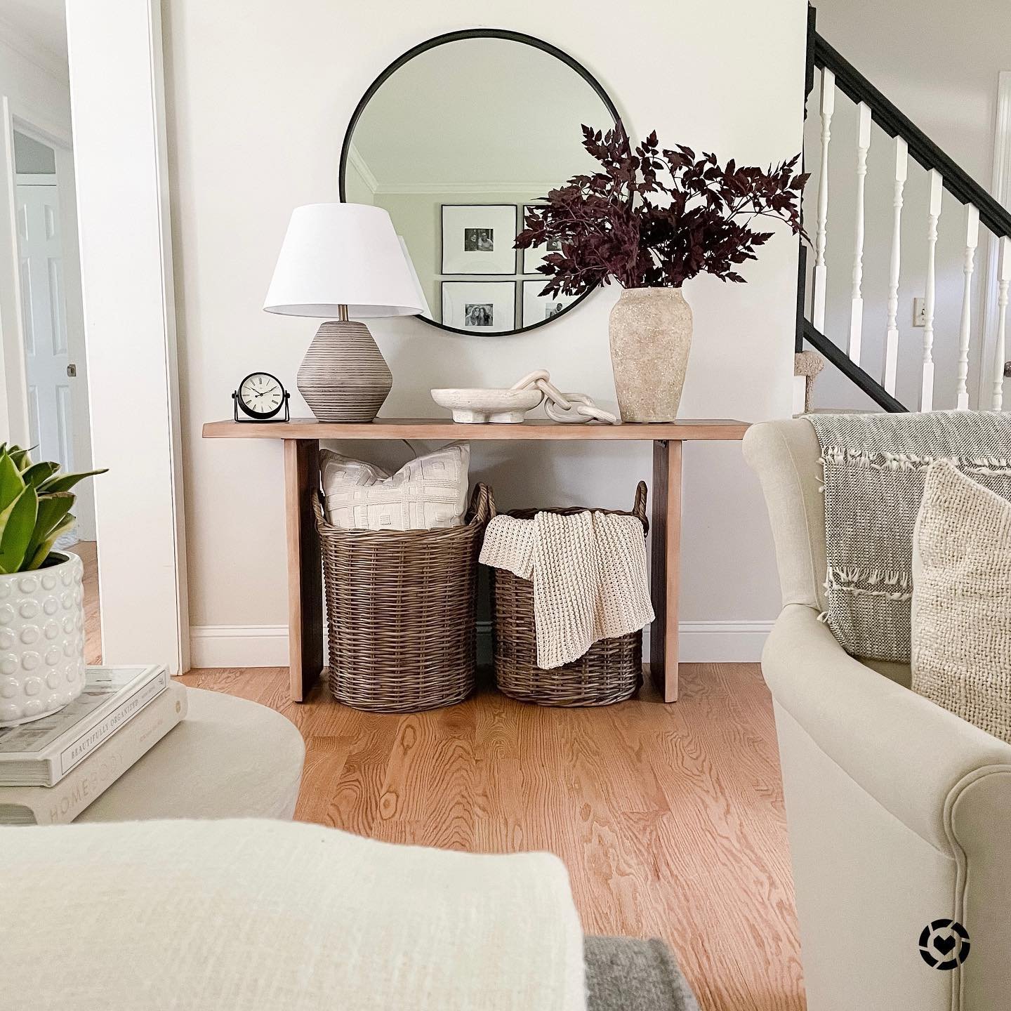 user image by @sherricalnanhome, Assembled Resin Table Lamp Tan - Threshold™ designed with Studio McGee