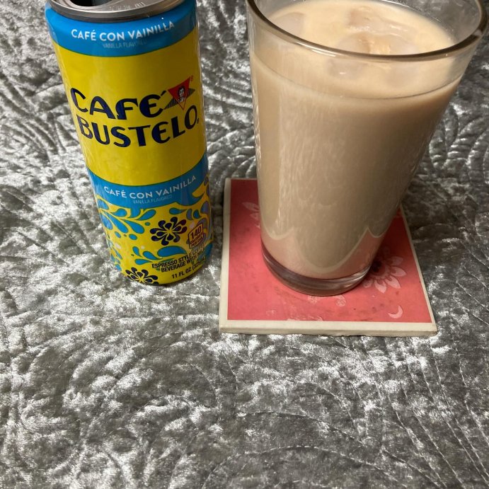 user image by @deborahpapasodero, Cafe Bustelo Cafe Con Vainilla Espresso Style Beverage with Milk - 11 fl oz