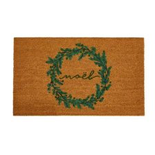 Shop CANVAS Christmas Decoration Wreath Noel Coir Door Mat, 18 x 30-in and more