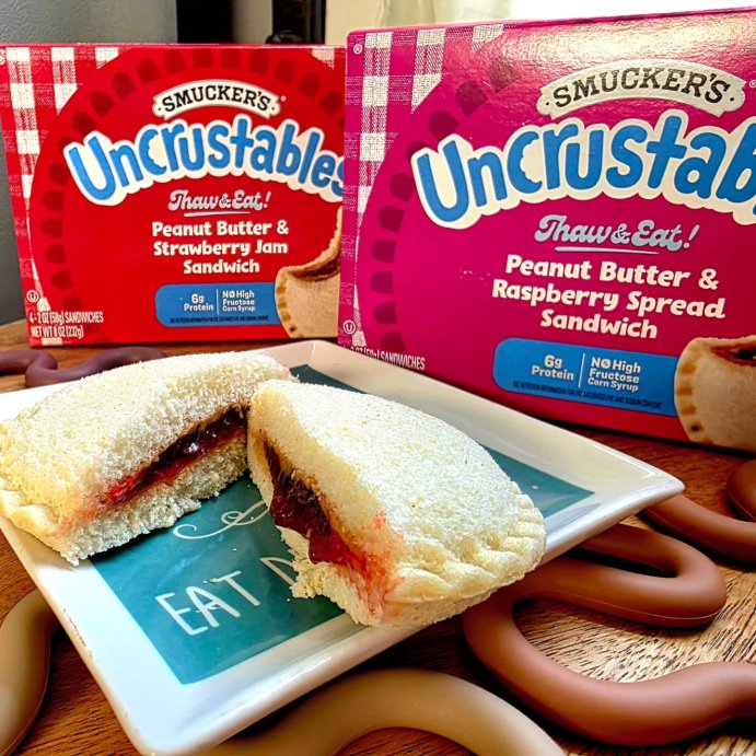 user image by @d27orion, Smucker&#39;s Uncrustables Frozen Peanut Butter &#38; Raspberry Spread Sandwich - 8oz/4ct