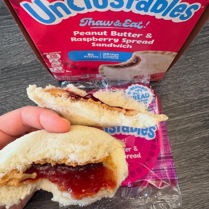 user image by @angiequantas, Smucker&#39;s Uncrustables Frozen Peanut Butter &#38; Raspberry Spread Sandwich - 8oz/4ct