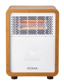 Shop NOMA 3-Setting Cabinet Heater with Child Lock, Quartz and Radiant Heating, Wood Grain Finish and more