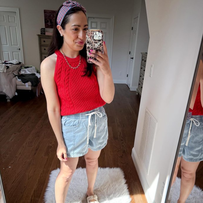 user image by @msnafashion, Women's Cable Crewneck Pullover Sweater Vest - A New Day™