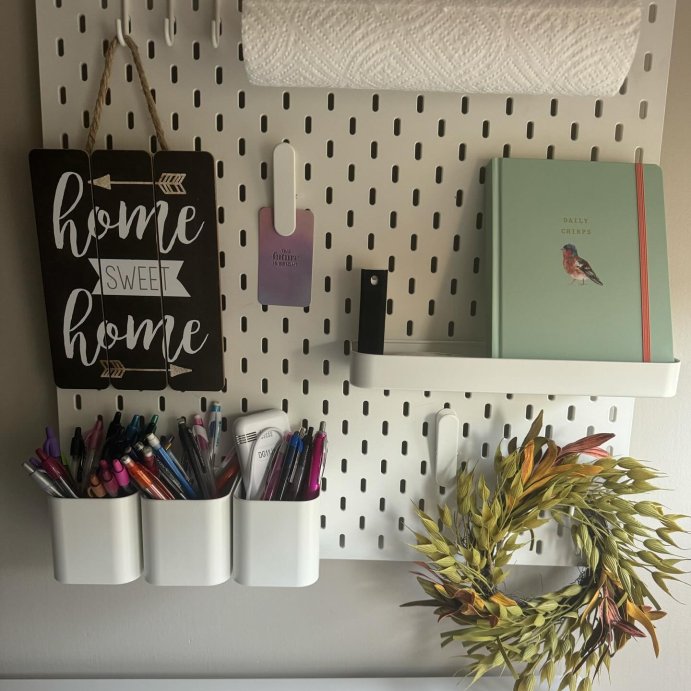 user image by @alliesdecorandmore, Pegboard Set White - Brightroom™