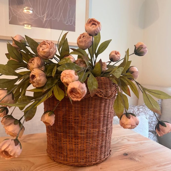 user image by @kaitlinjanaye, Scalloped Rattan Planter Basket - Hearth & Hand™ with Magnolia