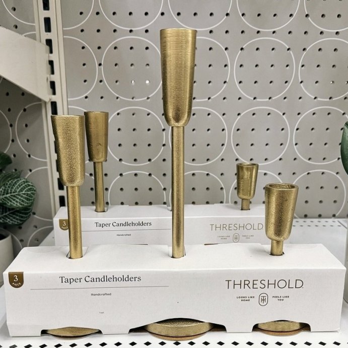 user image by @target__treasures, Set of 3 Aluminum Taper Holders - Threshold™