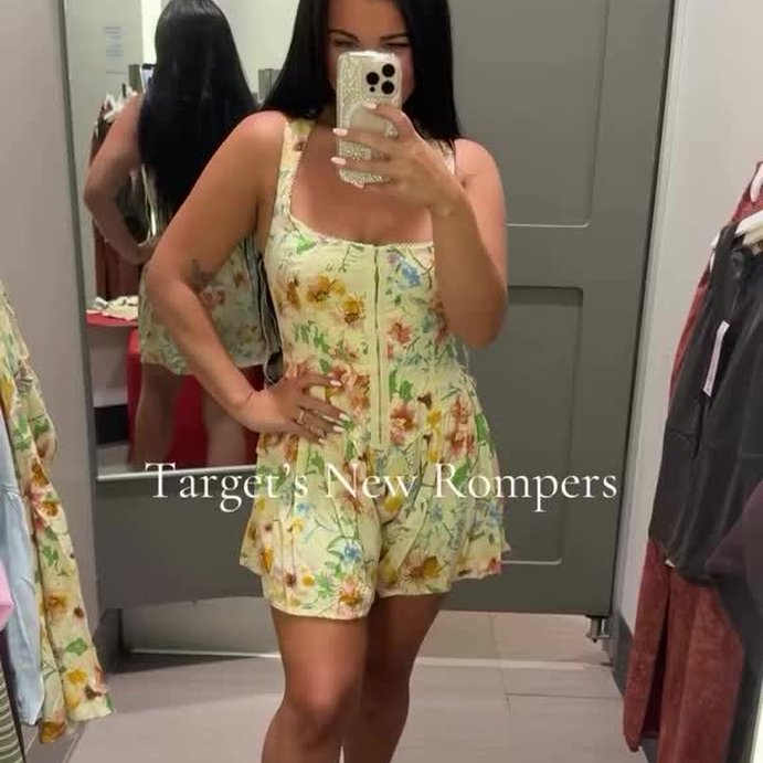 user image by @maddiestallings_11, Women's Hook and Eye Romper - Wild Fable™