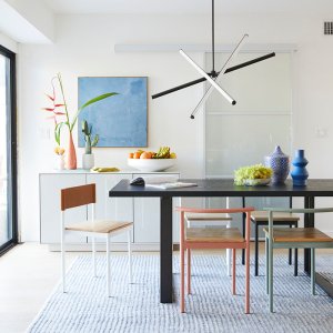 Light Rods LED Semi Flush Mount West Elm