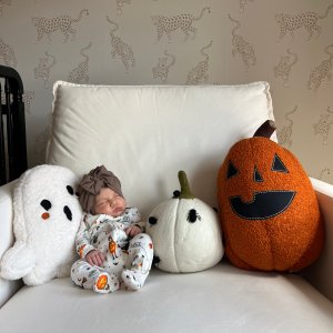 Sherpa Ghost & Pumpkin Pillow Bundle | Pottery Barn Kids