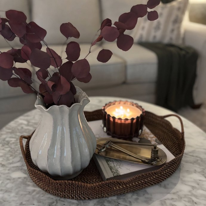 user image by @cozyhomebyaimee, Pleated Ceramic Vase Sour Cream - Hearth & Hand™ with Magnolia