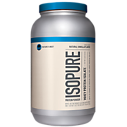 Shop Isopure 100% Natural Whey Protein Isolate - Natural Vanilla Flavor (3 Lbs. / 22 Servings) and more
