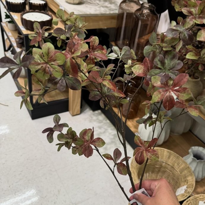 user image by @neutralcuratedhome, 36&#34; Rusty Quince Leaf Artificial Fall Stem - Hearth &#38; Hand&#8482; with Magnolia