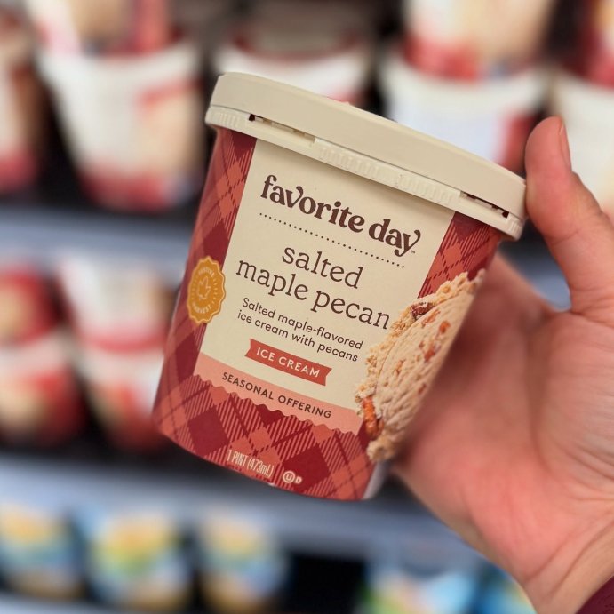 user image by @katattarget, Salted Maple Pecan Ice Cream - 16oz - Favourite Day&#8482;
