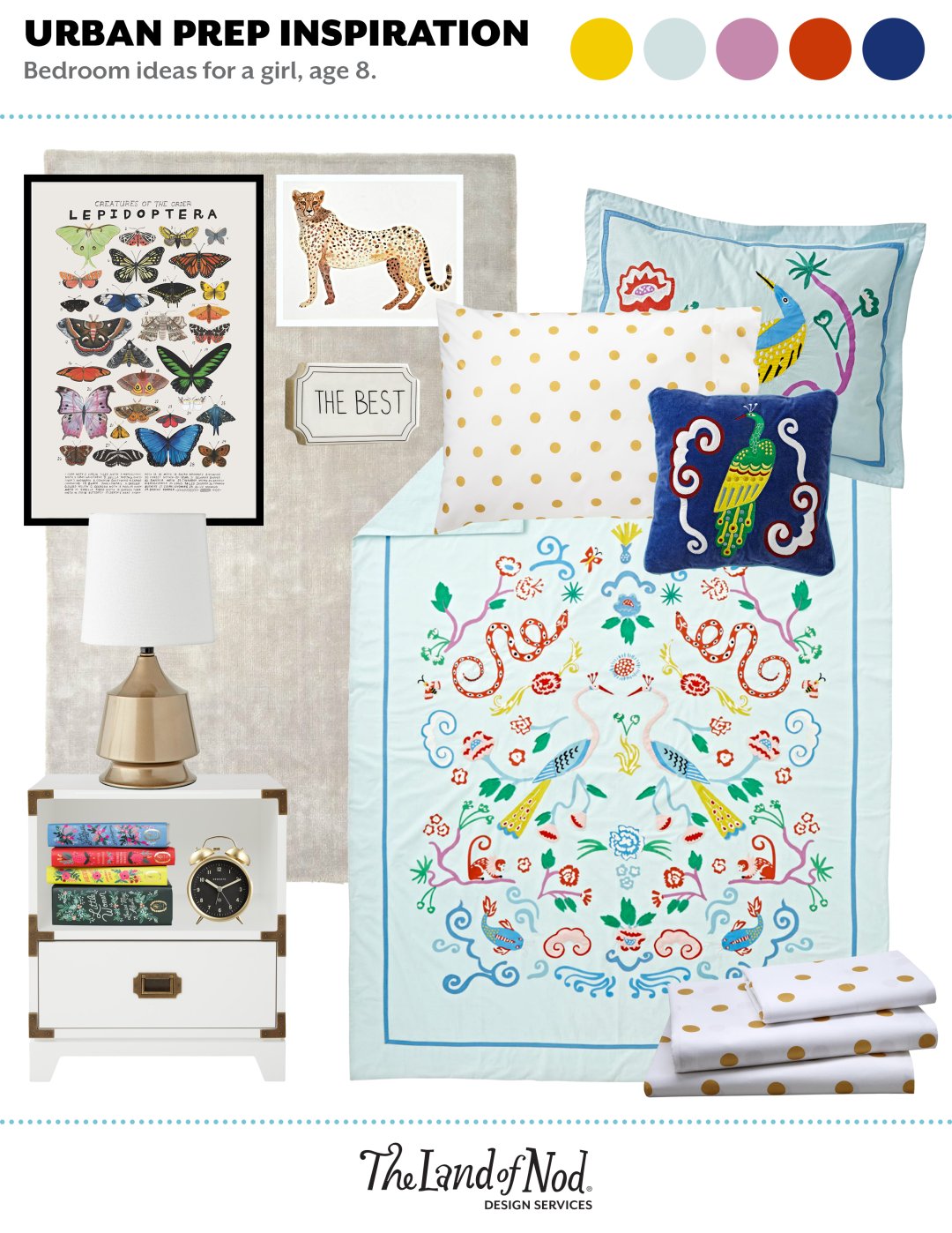 Shop Creatures of the order Lepidoptera- vintage inspired science poster by Kelsey Oseid, Cheetah Safari Unframed Wall Art - Land Of Nod Unframed Wall Art - Kids & Baby Furniture, Bedding and Toys, The Best Wall Plaque - Land Of Nod Wall Hangings - Kids & Baby Furniture, Bedding and Toys, Cherry Blossom Bedding, Gold Tabletop Touch Lamp - Land Of Nod Table Lamps - Kids & Baby Furniture, Bedding and Toys, Campaign Nightstand (White) - Land Of Nod Nightstands - Kids & Baby Furniture, Bedding and Toys, Anne of Green Gables, charlie gold alarm clock, Alice's Adventures in Wonderland - Land Of Nod All Kids Books - Kids & Baby Furniture, Bedding and Toys, Heidi, Little Women, Organic Gold Polka Dot Kids Pillowcase, Organic Gold Dot Twin Sheet Set - Land Of Nod Kids Sheets - Kids & Baby Furniture, Bedding and Toys, Mirage Light Grey Rug and more