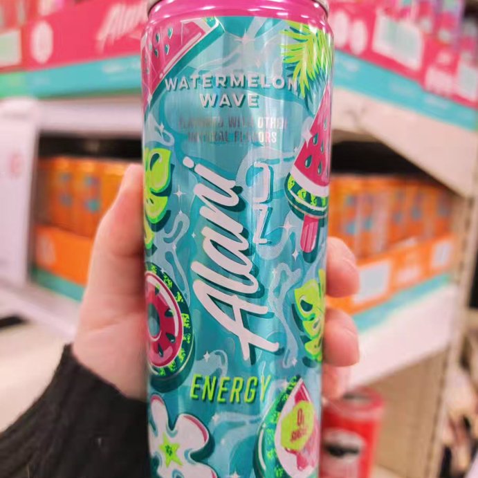 user image by @thrifty.coffee.queen, Alani Watermelon Energy Drink -12 fl oz Can