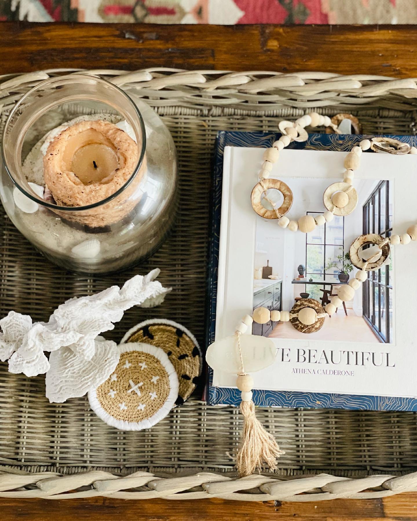 user image by @dwellandgatherhome, Live Beautiful - by Athena Calderone (Hardcover)