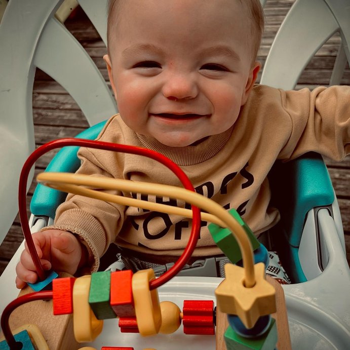 user image by @vic_hicks96, Melissa &#38; Doug First Bead Maze Wooden Educational Toy for Floor, High Chair, Table