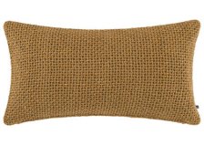 Shop Coussin en coton Balmore 12x22 caramel and more