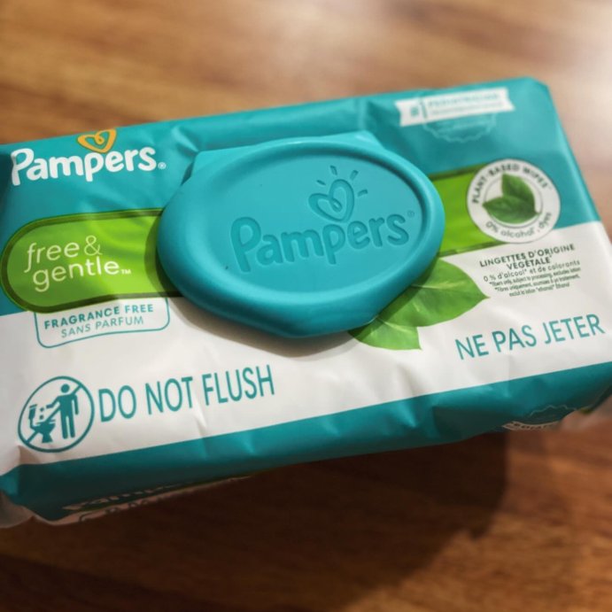 user image by @destreebrown, Pampers Free & Gentle Baby Wipes