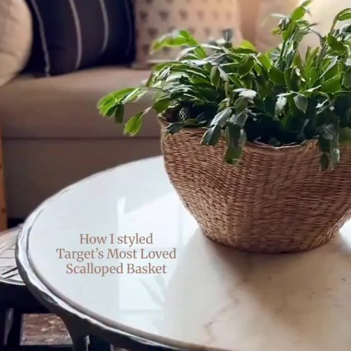 user image by @cherry_pickeddesigns, Woven Scallop Edge Basket - Threshold™
