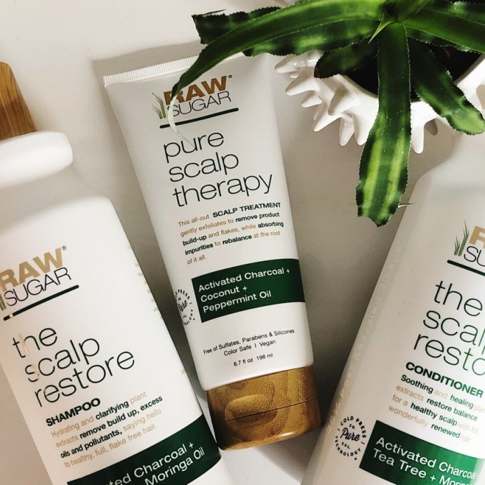 user image by @cocktails_blog, Raw Sugar Pure Scalp Therapy Treatment - Coconut + Peppermint Oil - 6.7 fl oz
