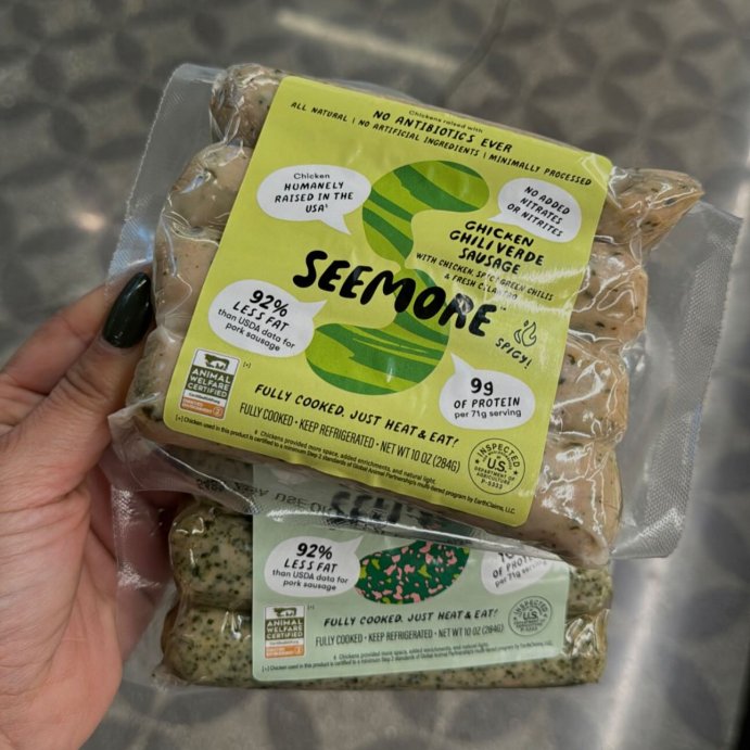 user image by @fitdaniluu, Seemore Chicken Chili Verde Sausage - 10oz