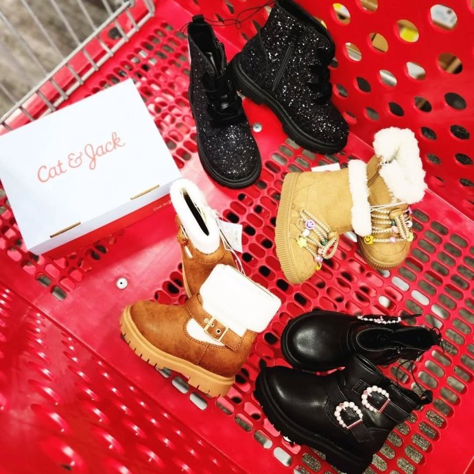 user image by @ohtarget, Toddler Hydee Combat Boots - Cat & Jack™ Tan