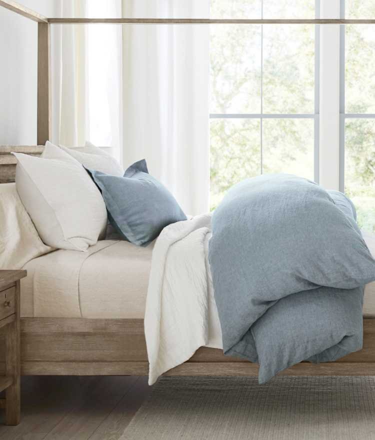 Linen sheets pottery deals barn