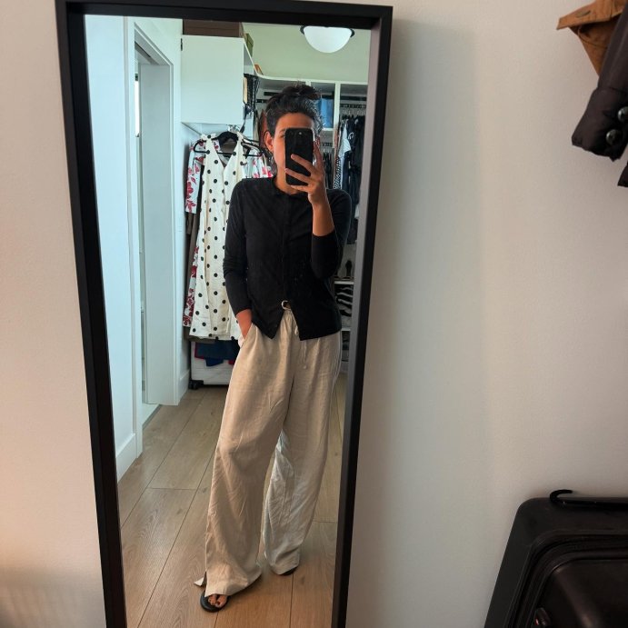 user image by @styledwithnc, Women's Pull-On Linen Pants - Wild Fable™