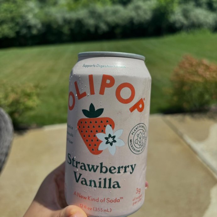 user image by @japan_foooodie, OLIPOP Strawberry Vanilla Prebiotic Soda - 12 fl oz Can