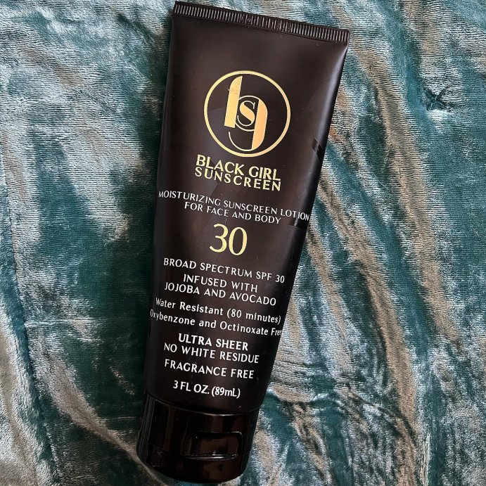 user image by @the.virgo.estie, Black Girl Sunscreen Broad Spectrum Infused with Jojoba Oil - SPF 30 - 3 fl oz