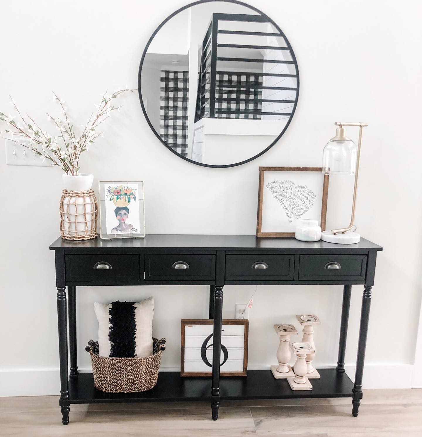 Neutral cool entryway Instagram Post